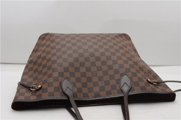 Authentic Louis Vuitton Damier Neverfull MM Shoulder Tote Bag N51105 LV 4771F