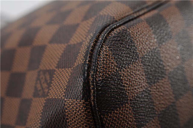 Authentic Louis Vuitton Damier Neverfull MM Shoulder Tote Bag N51105 LV 4771F