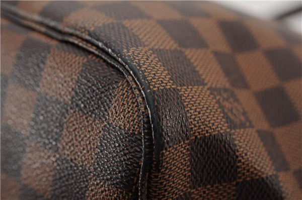 Authentic Louis Vuitton Damier Neverfull MM Shoulder Tote Bag N51105 LV 4771F