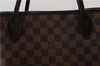Authentic Louis Vuitton Damier Neverfull MM Shoulder Tote Bag N51105 LV 4771F
