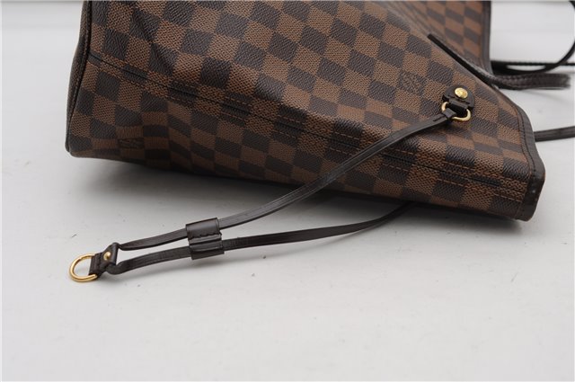 Authentic Louis Vuitton Damier Neverfull MM Shoulder Tote Bag N51105 LV 4771F
