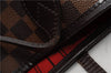 Authentic Louis Vuitton Damier Neverfull MM Shoulder Tote Bag N51105 LV 4771F