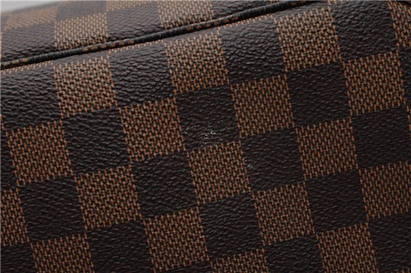 Authentic Louis Vuitton Damier Neverfull MM Shoulder Tote Bag N51105 LV 4771F
