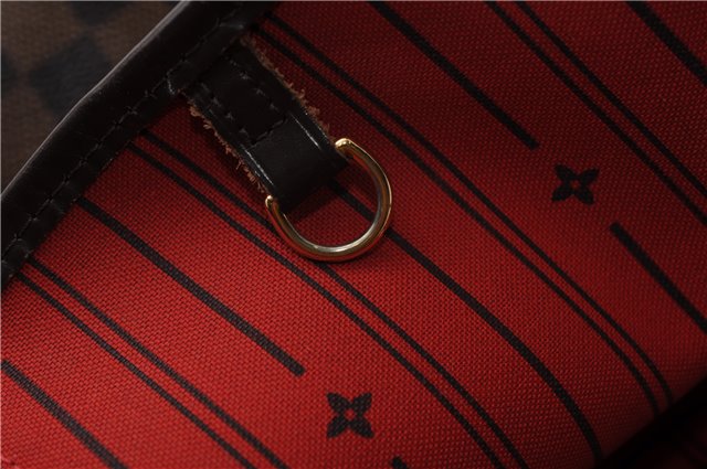 Authentic Louis Vuitton Damier Neverfull MM Shoulder Tote Bag N51105 LV 4771F