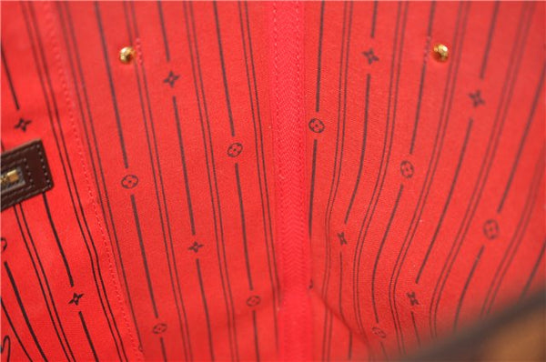 Authentic Louis Vuitton Damier Neverfull MM Shoulder Tote Bag N51105 LV 4771F