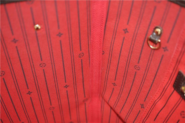 Authentic Louis Vuitton Damier Neverfull MM Shoulder Tote Bag N51105 LV 4771F