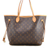 Authentic Louis Vuitton Monogram Neverfull MM Shoulder Tote Bag M40156 LV 4893F
