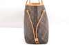 Authentic Louis Vuitton Monogram Neverfull MM Shoulder Tote Bag M40156 LV 4893F