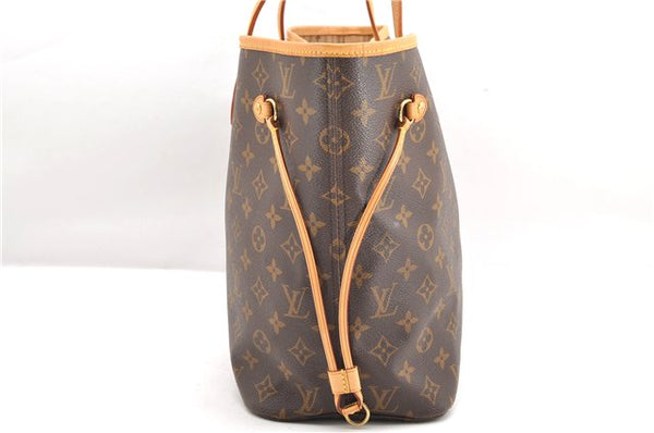 Authentic Louis Vuitton Monogram Neverfull MM Shoulder Tote Bag M40156 LV 4893F