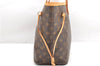 Authentic Louis Vuitton Monogram Neverfull MM Shoulder Tote Bag M40156 LV 4893F