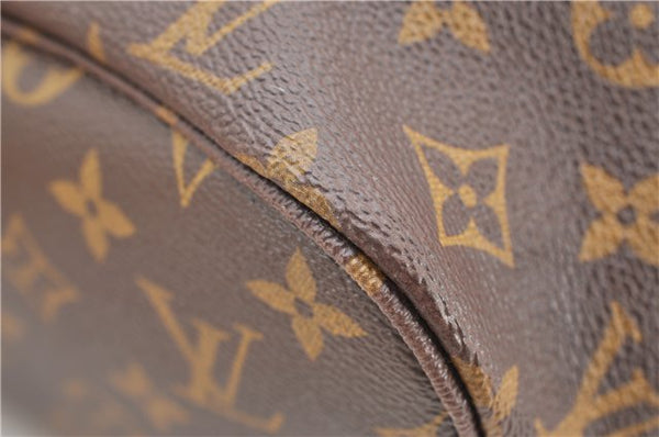 Authentic Louis Vuitton Monogram Neverfull MM Shoulder Tote Bag M40156 LV 4893F