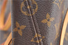 Authentic Louis Vuitton Monogram Neverfull MM Shoulder Tote Bag M40156 LV 4893F