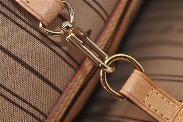 Authentic Louis Vuitton Monogram Neverfull MM Shoulder Tote Bag M40156 LV 4893F