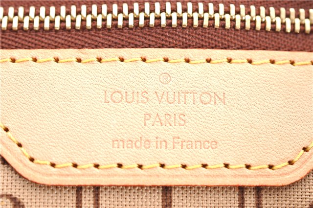 Authentic Louis Vuitton Monogram Neverfull MM Shoulder Tote Bag M40156 LV 4893F