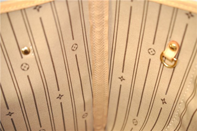 Authentic Louis Vuitton Monogram Neverfull MM Shoulder Tote Bag M40156 LV 4893F