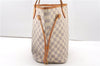 Authentic Louis Vuitton Damier Azur Neverfull MM Tote Bag N51107 LV 4988F