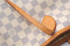 Authentic Louis Vuitton Damier Azur Neverfull MM Tote Bag N51107 LV 4988F