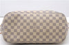 Authentic Louis Vuitton Damier Azur Neverfull MM Tote Bag N51107 LV 4988F