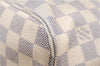 Authentic Louis Vuitton Damier Azur Neverfull MM Tote Bag N51107 LV 4988F