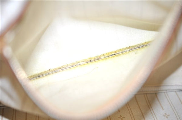 Authentic Louis Vuitton Damier Azur Neverfull MM Tote Bag N51107 LV 4988F