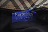 Authentic BURBERRY BLUE LABEL Shoulder Tote Bag Nylon Leather Red Beige 5378D