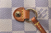 Authentic Louis Vuitton Damier Azur Neverfull PM Tote Bag N51110 LV 5388D