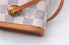Authentic Louis Vuitton Damier Azur Neverfull PM Tote Bag N51110 LV 5388D