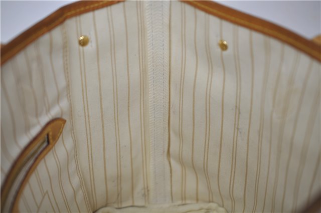 Authentic Louis Vuitton Damier Azur Neverfull PM Tote Bag N51110 LV 5388D