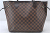 Authentic Louis Vuitton Damier Neverfull MM Shoulder Tote Bag N41358 LV 5407E