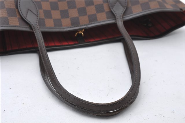 Authentic Louis Vuitton Damier Neverfull MM Shoulder Tote Bag N41358 LV 5407E