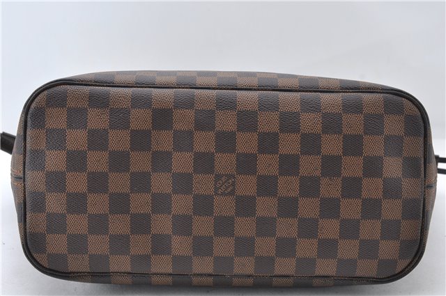 Authentic Louis Vuitton Damier Neverfull MM Shoulder Tote Bag N41358 LV 5407E