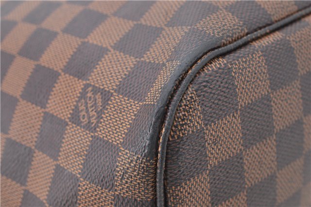 Authentic Louis Vuitton Damier Neverfull MM Shoulder Tote Bag N41358 LV 5407E