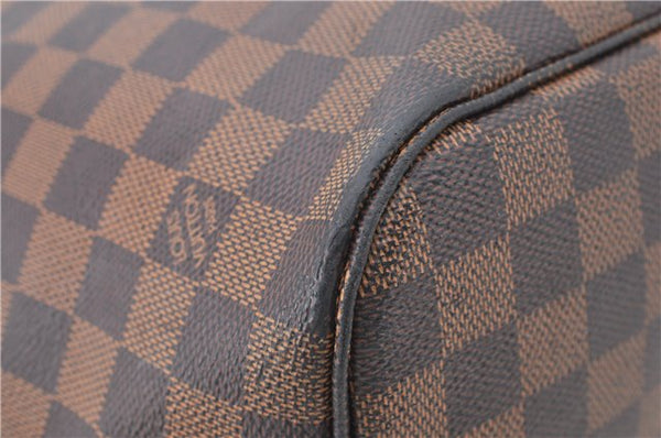 Authentic Louis Vuitton Damier Neverfull MM Shoulder Tote Bag N41358 LV 5407E