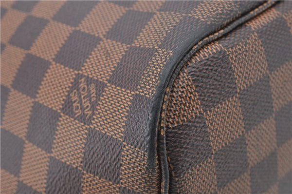Authentic Louis Vuitton Damier Neverfull MM Shoulder Tote Bag N41358 LV 5407E