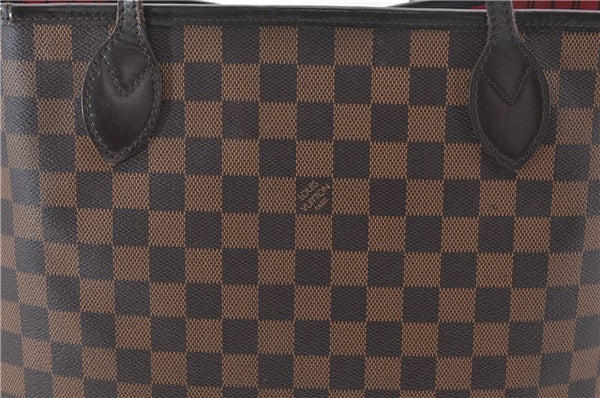 Authentic Louis Vuitton Damier Neverfull MM Shoulder Tote Bag N41358 LV 5407E