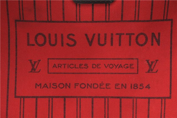 Authentic Louis Vuitton Damier Neverfull MM Shoulder Tote Bag N41358 LV 5407E