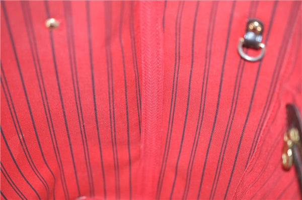 Authentic Louis Vuitton Damier Neverfull MM Shoulder Tote Bag N41358 LV 5407E