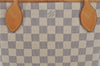 Authentic Louis Vuitton Damier Azur Neverfull PM Tote Bag N51110 LV 5431E