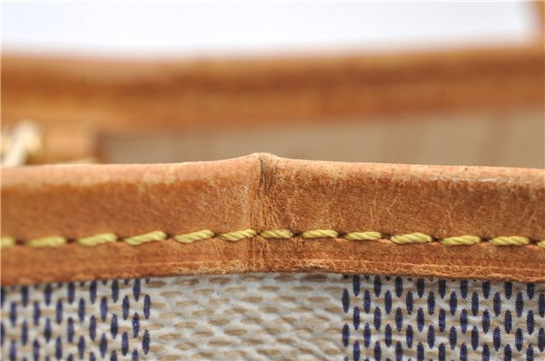 Authentic Louis Vuitton Damier Azur Neverfull PM Tote Bag N51110 LV 5431E