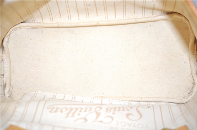 Authentic Louis Vuitton Damier Azur Neverfull PM Tote Bag N51110 LV 5431E