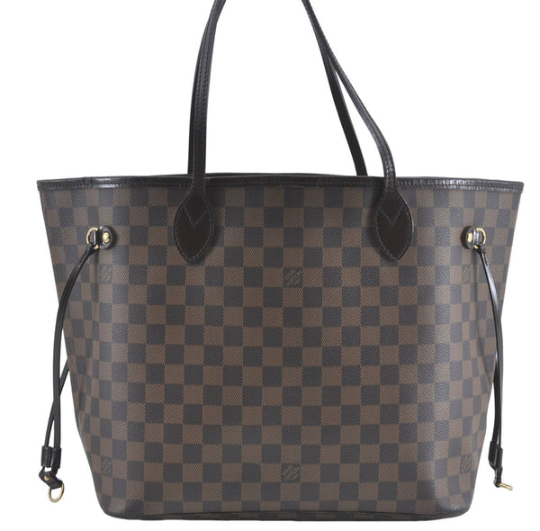 Authentic Louis Vuitton Damier Neverfull MM Shoulder Tote Bag N51105 LV 5442B