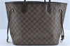 Authentic Louis Vuitton Damier Neverfull MM Shoulder Tote Bag N51105 LV 5442B