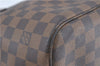 Authentic Louis Vuitton Damier Neverfull MM Shoulder Tote Bag N51105 LV 5442B