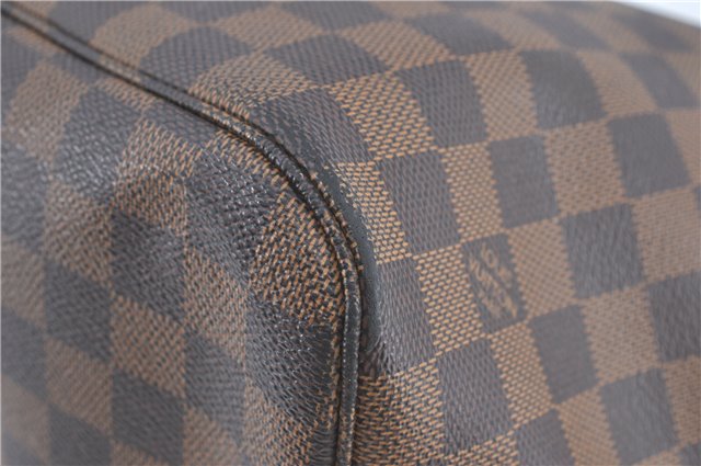 Authentic Louis Vuitton Damier Neverfull MM Shoulder Tote Bag N51105 LV 5442B