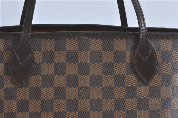 Authentic Louis Vuitton Damier Neverfull MM Shoulder Tote Bag N51105 LV 5442B