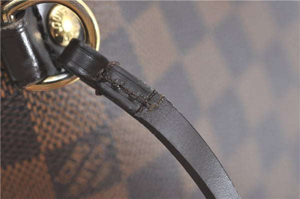 Authentic Louis Vuitton Damier Neverfull MM Shoulder Tote Bag N51105 LV 5442B