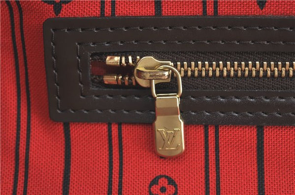 Authentic Louis Vuitton Damier Neverfull MM Shoulder Tote Bag N51105 LV 5442B