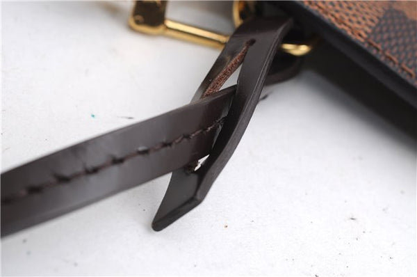 Authentic Louis Vuitton Damier Neverfull Pouch Purse Clutch Bag LV 5456E