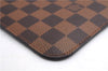 Authentic Louis Vuitton Damier Neverfull Pouch Purse Clutch Bag LV 5456E