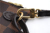 Authentic Louis Vuitton Damier Neverfull Pouch Purse Clutch Bag LV 5456E